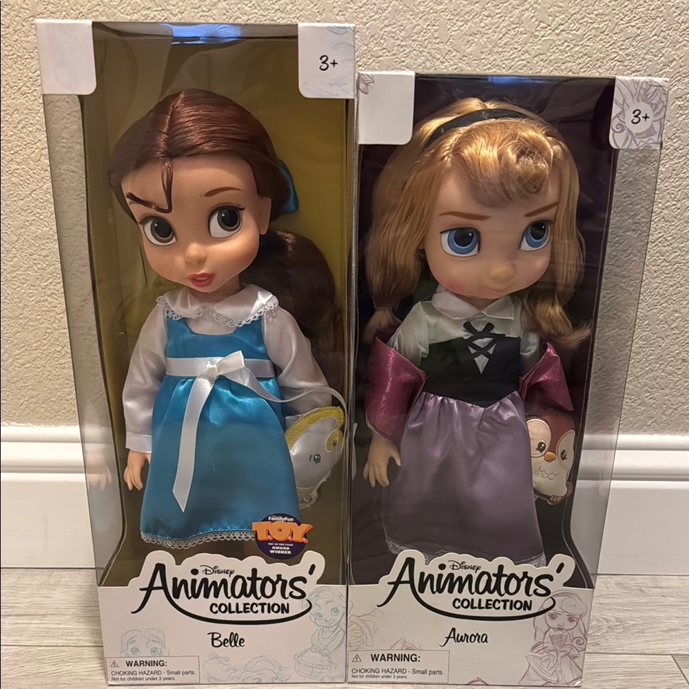 Disney Animators' Collection Belle and Aurora Dolls